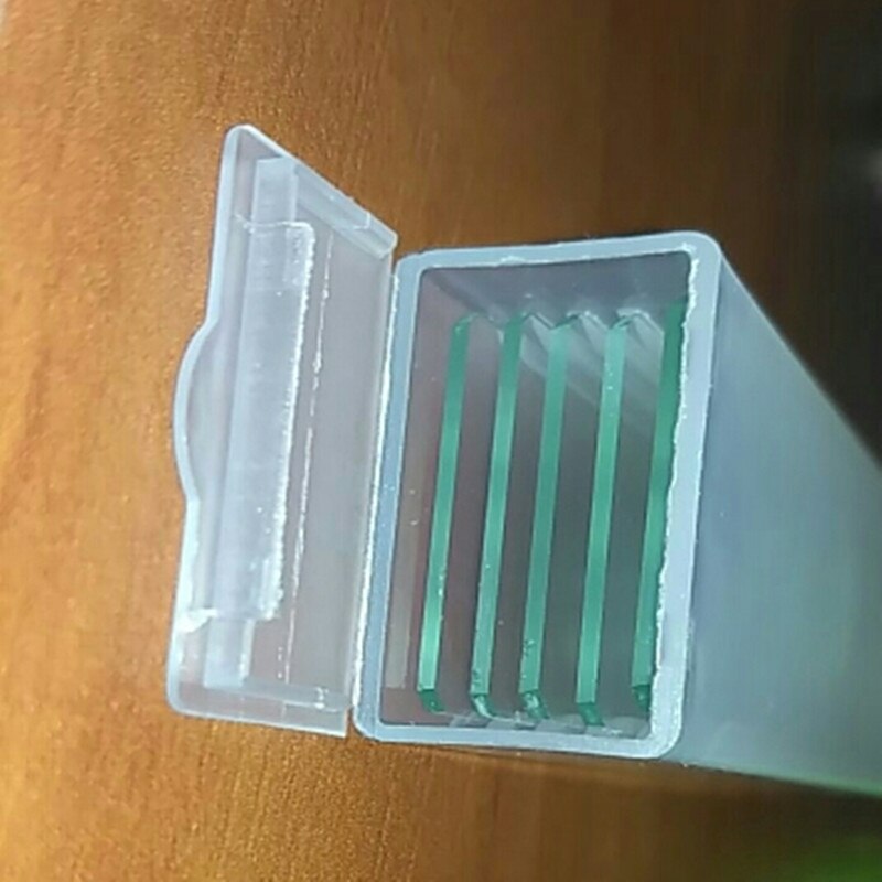 5pc Reusable Laboratory Educational Single Concave Biological Microscope Blank Glass Slides Glass Slips 1" x 3" (25.4x76.2mm)