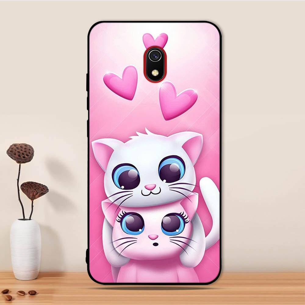 Para Redmi 8A funda para Xiaomi Redmi 8A funda Anime dibujos animados TPU Fundas Coque funda trasera para Xiaomi Redmi 8A 8 A funda de teléfono Silicona: 33