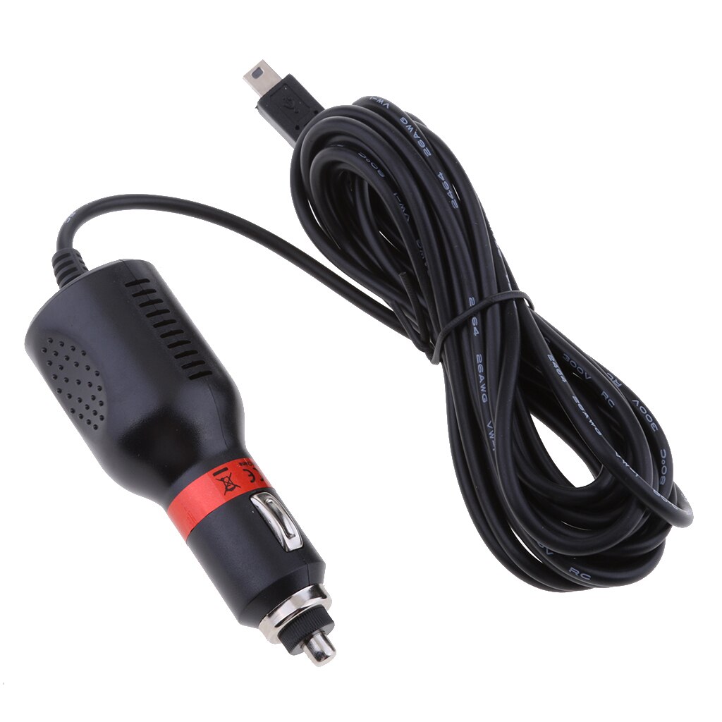 Premium Vehicle USB Adapter 8-36V to 5V Mini USB Cable GPS DVR Charging fit Cars Trucks Accessories
