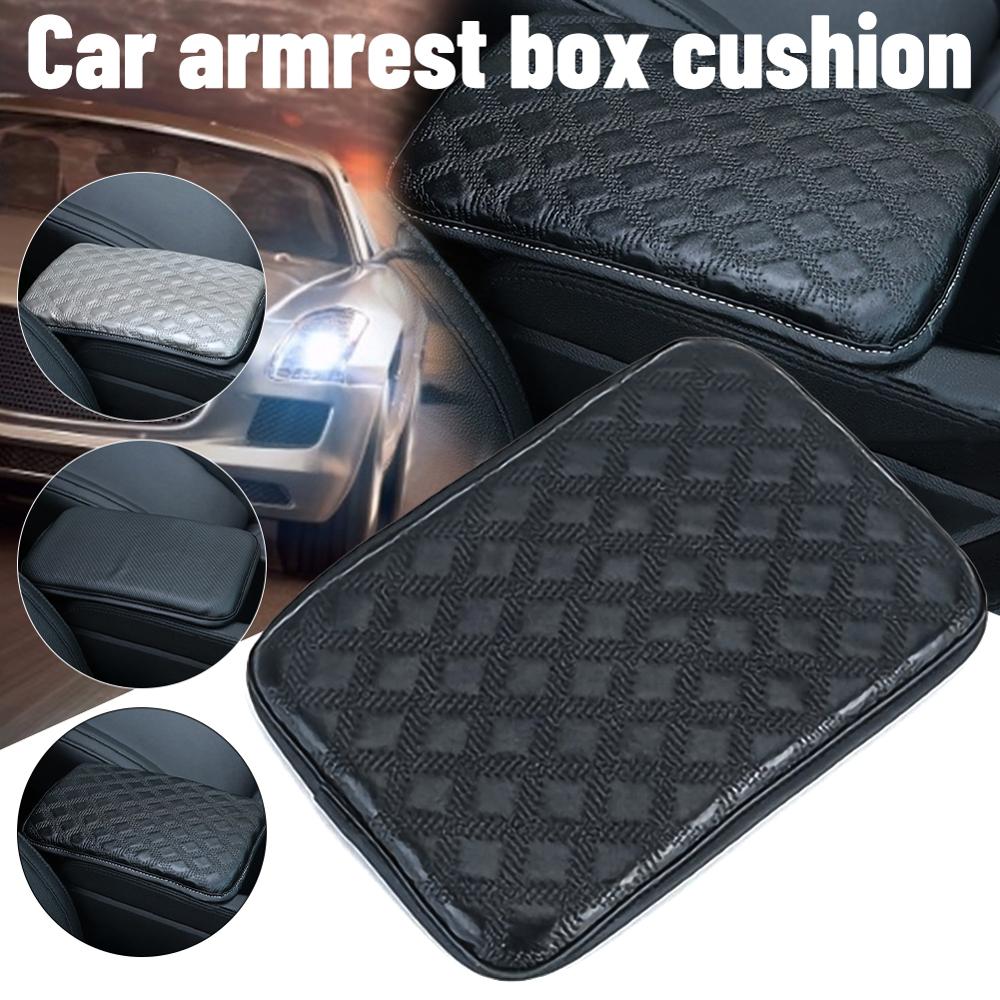 1Pc Universal Car Armsteun Cover Automobiles Auto Armsteun Middenconsole Cover Pu Lederen Kussen Protector Universal Fit Tool