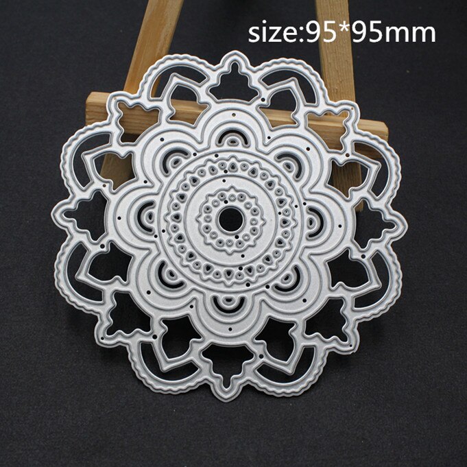 6 style Multi Layered Floral Frame Dies Cut Flower Metal Cutting Dies Stamp for Scrapbooking diy Embossing Paper Card making