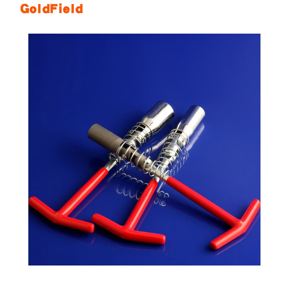 T-Handle Universal Joint Spark Plug Wrench Socket PVC coating toolking