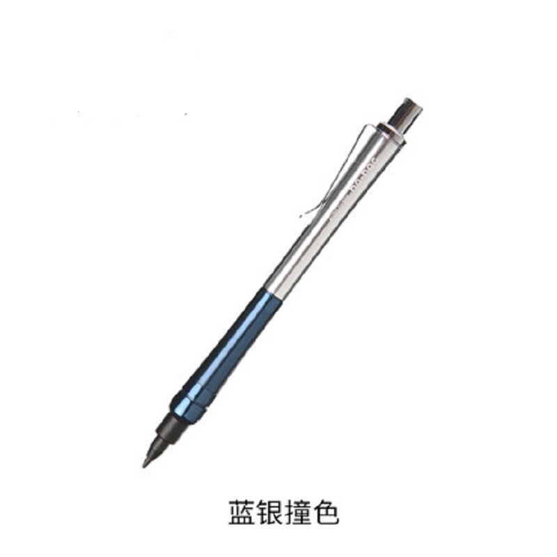 Lápiz automático sensible a la presión, ohto NO-NOC de Japón, examen de estudiante, lápiz de dibujo de color especial, 0,5mm, 1 unids/lote: blue and silver
