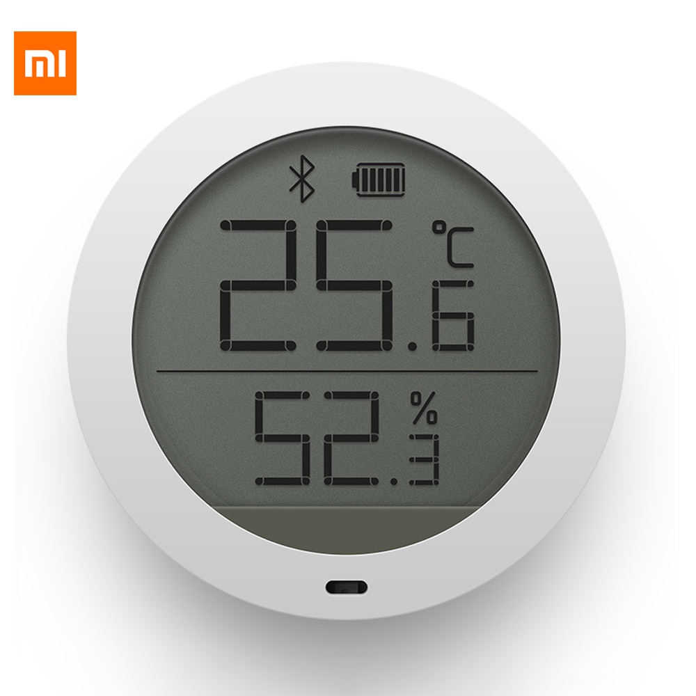 Originele Xiaomi Mijia Digitale Smart Draadloze Vochtigheid Monitor Sensor Thermostaat Nauwkeurigheid Monitor APP Afstandsbediening