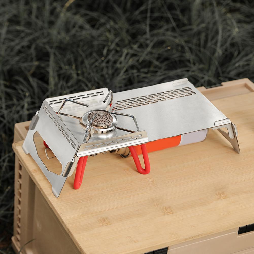 Camping Table Stove Table Wind-proof Foldable Accessory Folding Insulation BBQ Table for Outdoor