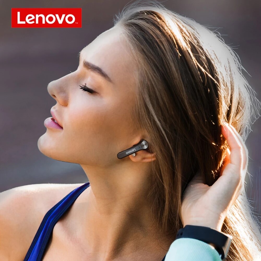 Lenovo-auriculares inalámbricos QT81 con Bluetooth 5,1, dispositivo de audio TWS con Control táctil inteligente, carga tipo C Original