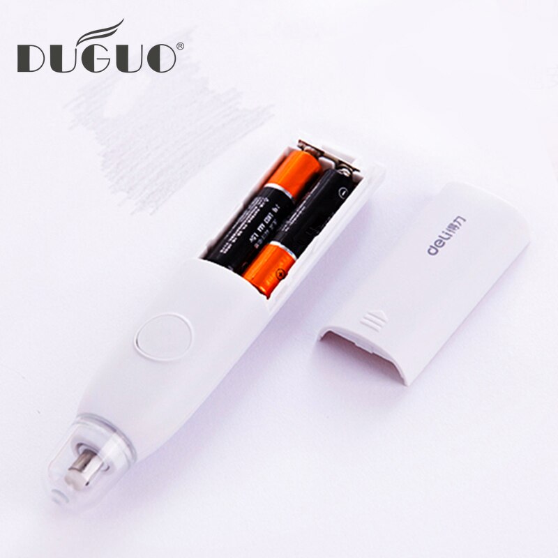 DUGUO stationery powerful electric eraser 2 kinds of replacement core can be thick and thin rubber automatic portable eraser