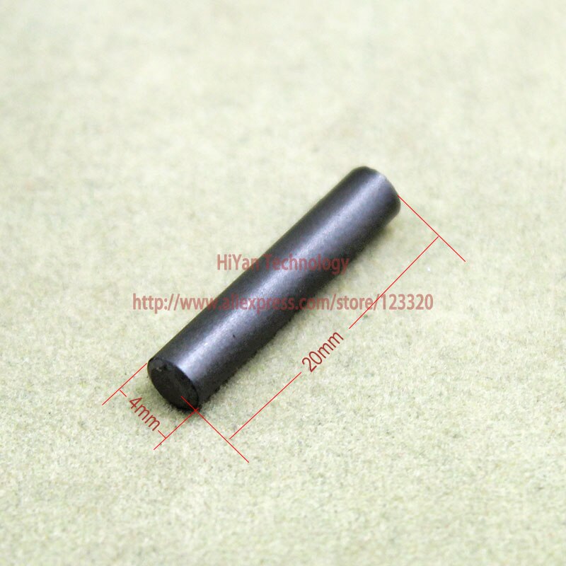 Barre à aimant en Ferrite | Barre d'aimant en Ferrite pour inducteur et antenne Radio, 4mm x 20mm, 100 pièces/lot