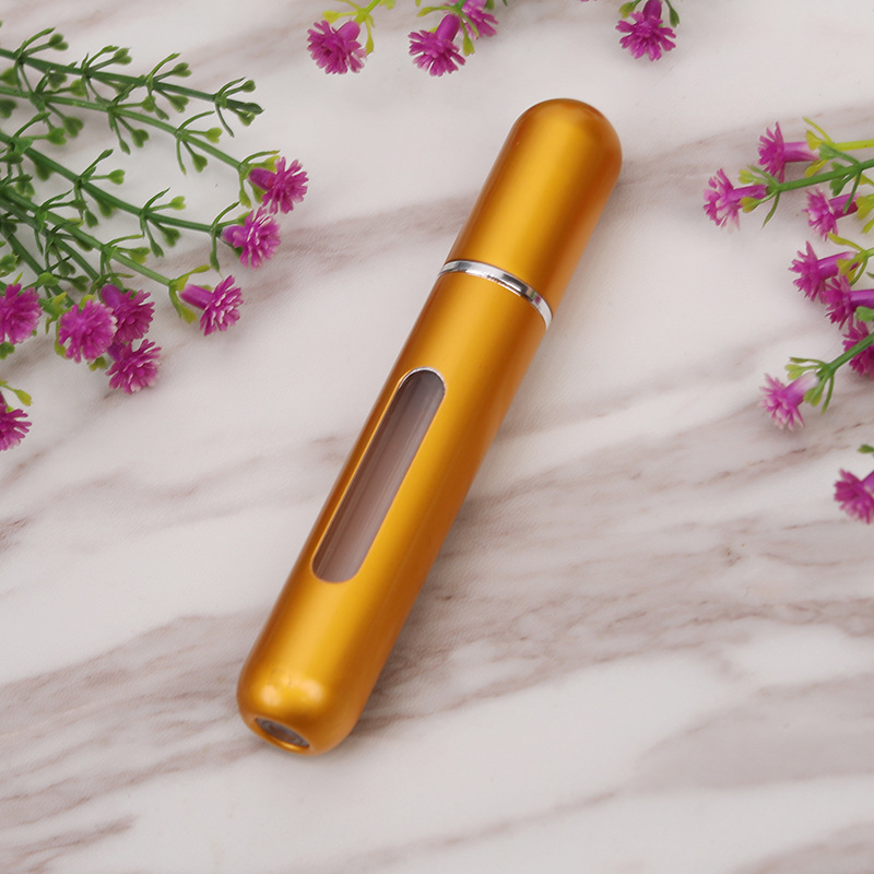 8/10 ml Mini Tragbare Nachfüllbare Parfüm Flasche Zerstäuber Pumpe Aluminium sprühen Flasche Kosmetische Behälter Reise machen-hoch-Werkzeug: Tiefe Blau