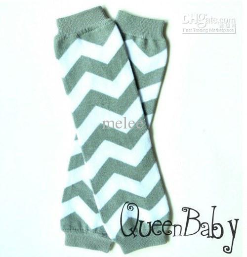 Gray Chevron Baby Leg Warmer infant colorful Leggings child socks Tight Leg Warmers Zig-zag Leggings 12pairs/lot