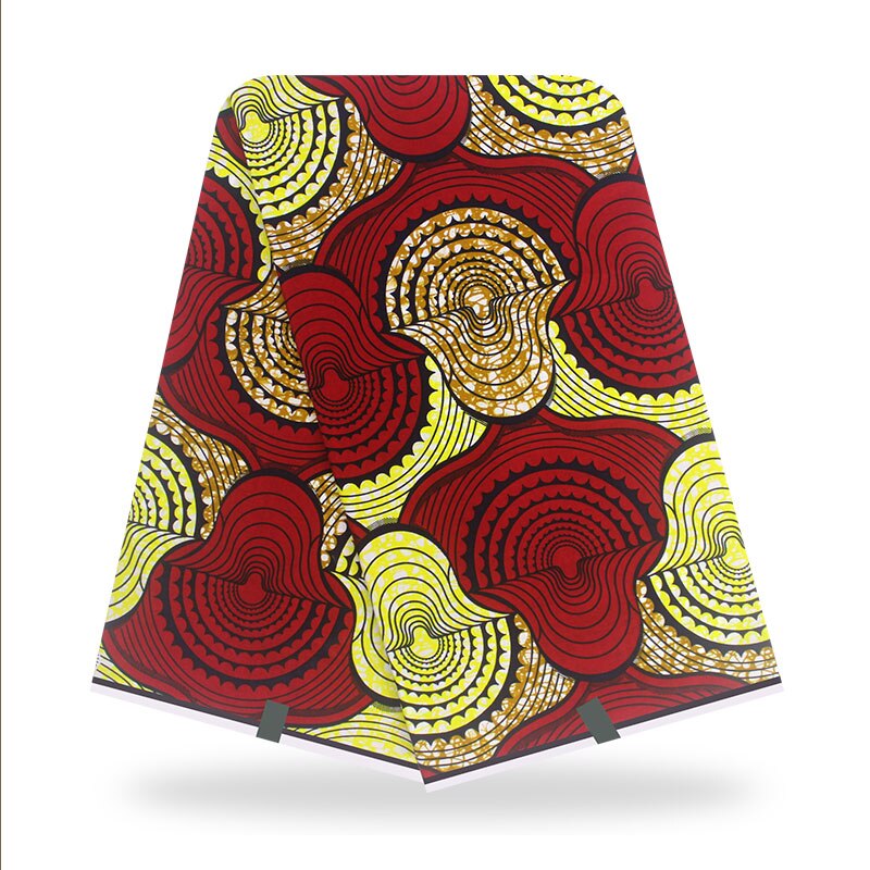 Ankara African Wax Print Fabric Real Veritable Wax 100% Cotton 6 Yards Diy Sewing Nigerian Fabric for Wedding Dress Y1117-14: As picture 11