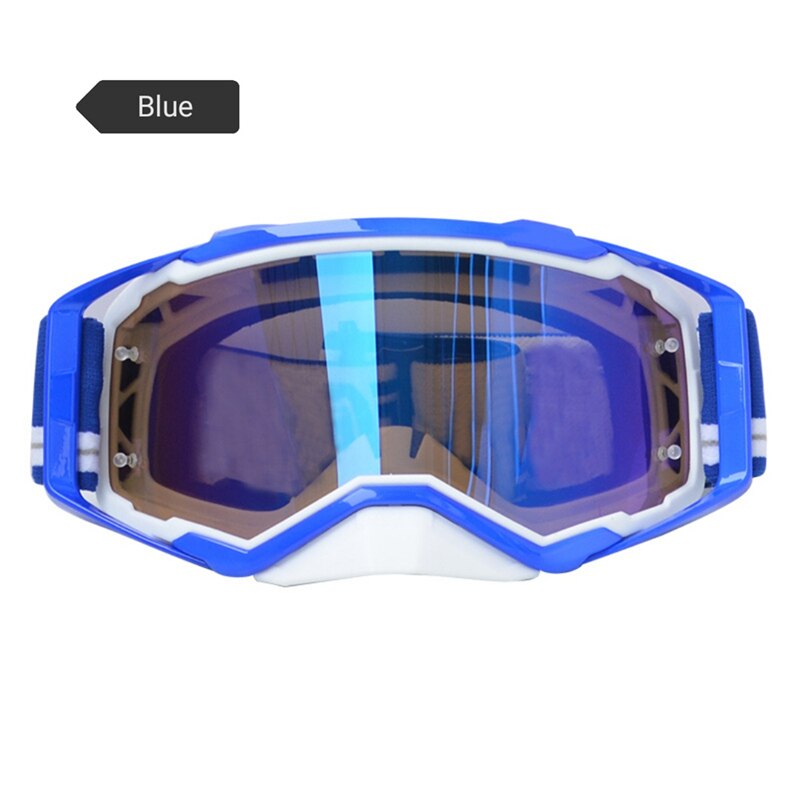 Mototorcycle Goggles Dirtbike Sunglasses Motocross Outdoor Sports Off-Road E-Bike ATV MTB Fits Men Women&#39;s Helmet Glasses 1Pair: D