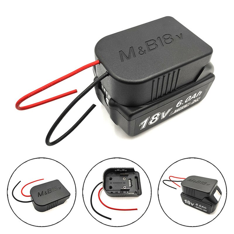 thumbnail image 2 of Battery Adapter - Convert Makita 18V Li-Ion Battery (BL1860, BL1850, BL1830) To Fit Ryobi 18V Tools (MT20RNL) 2 of 3