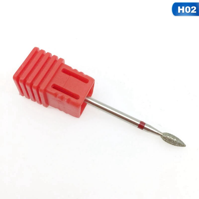 Mode Diamant Draaien Nail Boren Cuticle Cutter Voor Manicure Nagelvijlen Elektrische Frezen Burr Grinder Machine Gereedschap 1Pc: 02