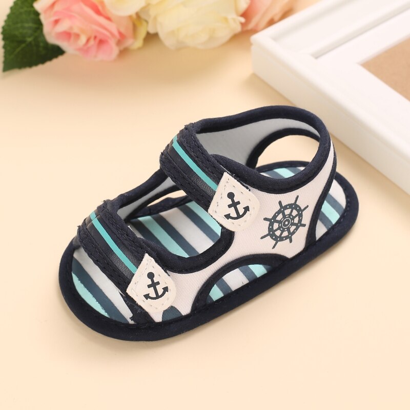 Scarpe estive per bambini maschili 0-18 mesi sandali per il tempo libero per bambini maschili suola morbida scarpe antiscivolo per bambini