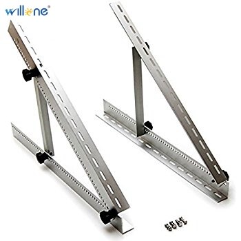 Verstelbare Rv Rack Vouwen Tilt Zonnepaneel Montagebeugel 22Inch 28Inch Up To150W Voor Caravan Boot, rv, Off-Grid Systeem