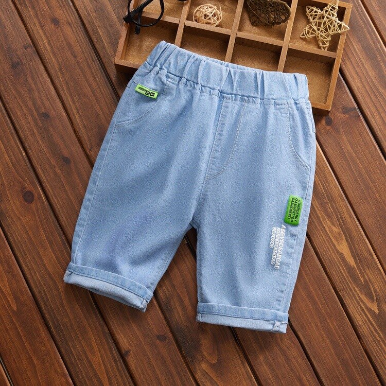 Adorable Baby Boys Shorts Summer Casual Denim Short Pants for Toddler Girls Pockets Design Clothing Children Jeans Pants