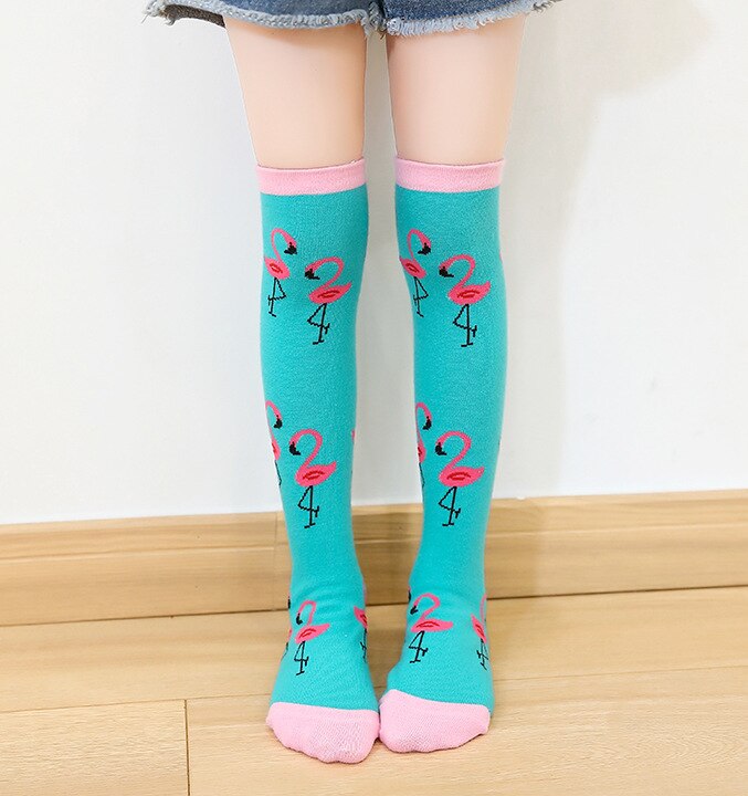 Mädchen Socken 3-12 Jahre alt Baumwolle Knie Hohe Socken SchöNe Lange freundlicher Knie Socken freundlicher Tanz Socken mädchen Todder Baby: 5 / 2 pairs