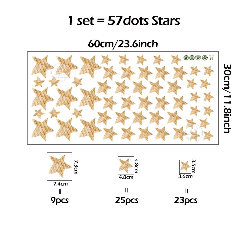 Standing Teddy Bear with Pink Grey Balloons Wall Stickers for Kids Room Baby Nursery Room Decoration BABY Shower Wall Decals PVC: 57 Dots Gold Stars