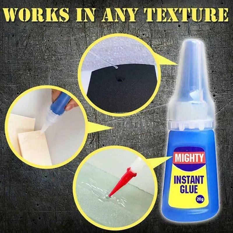 1 Uds pegamento instantáneo fuerte pegamento rápido adhesivo rápido madera más fuerte Super productos arte multiusos pegamento hecho a mano G4A9