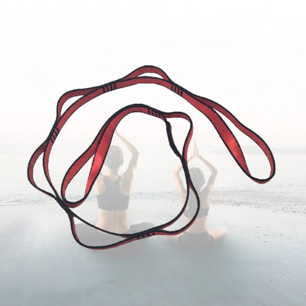 Verlängerbarer gurt mit hoher belastbarkeit und verschleißfestigkeit, yoga-stretchgurt für aerial yoga, fitness, klettern, downhill und hängematte