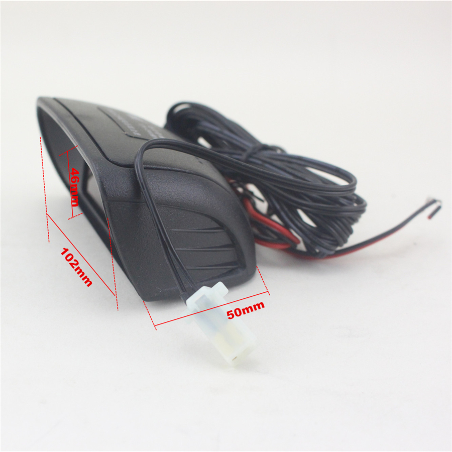 Universal 2In1 LCD Digital Car SUV Voltmeter Water Temp Meter Thermometer Gauge