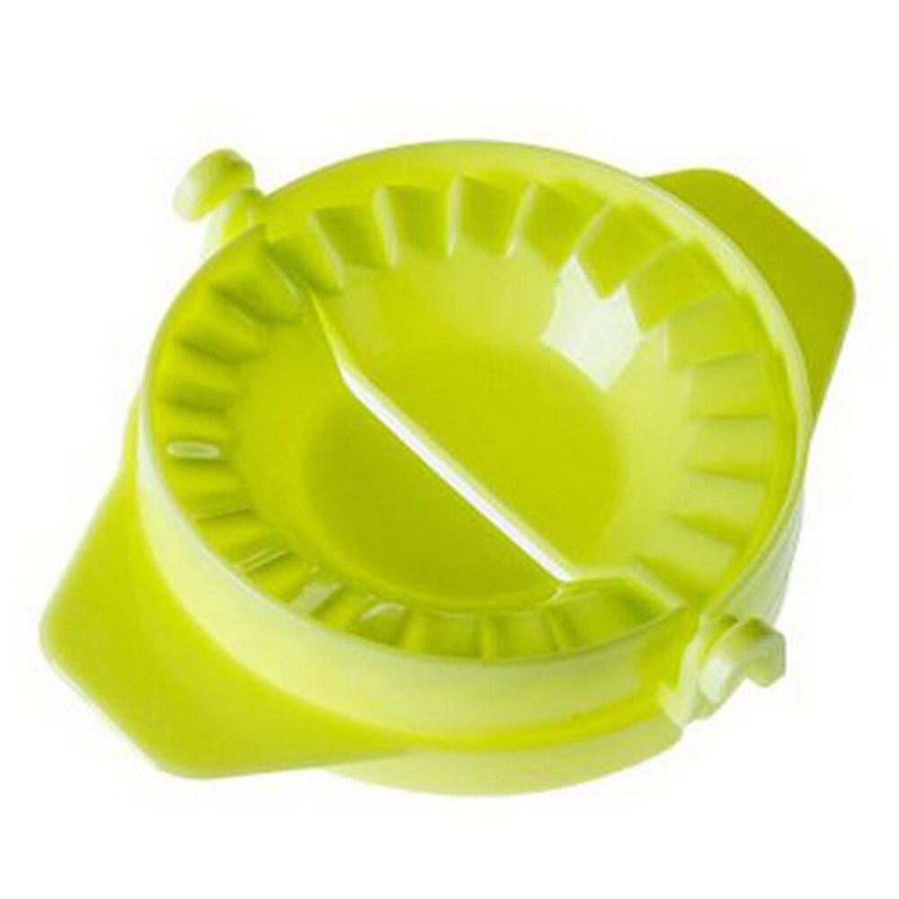 1pc Dumpling Maker Device Food-Grade Plastic Pack 7.5cm Dough Press Dumpling Pie Ravioli Mould Pastry Dumpling Molds: Green