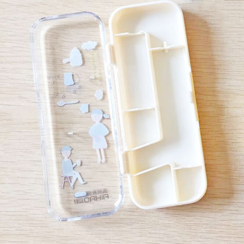 1Box Drawing Compasses Metal Compass with Pencil Chancery Cartoon Compass Love Couple School Drafting Office Supplies Stationery