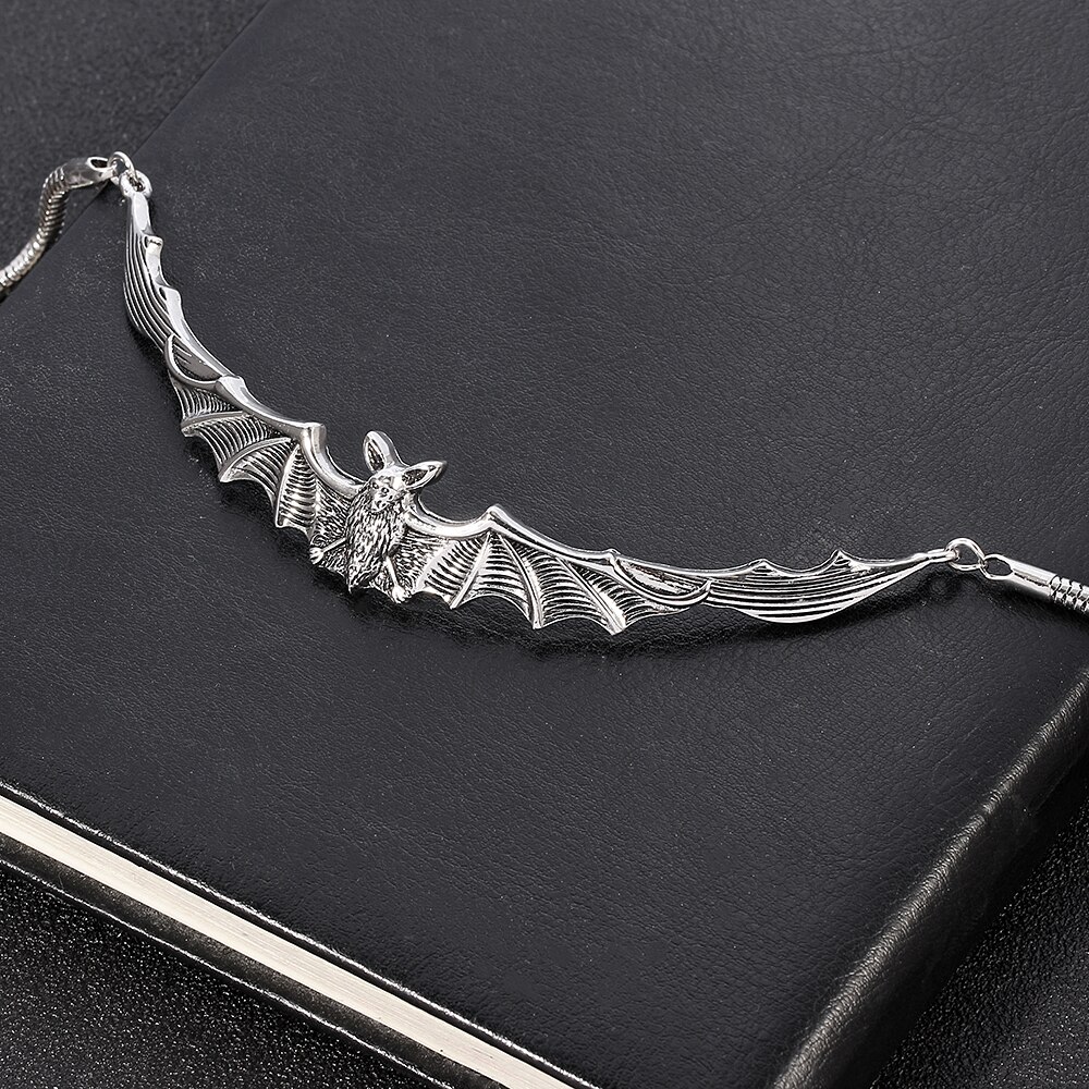 Vintage Fledermaus Choker Halskette Vampire Dunklen Stil Halsband Fledermaus Schmuck Frauen Mädchen Goth Bat Punk Stil männer Schmuck