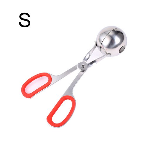 Gehaktballen Met Rubber Klemmen, Rvs Gehaktbal Klemmen, Gebruikt Voor Keuken Varkensvlees Rundvlees Gnocchi Machine Koken Gereedschap Gadgets: Red S