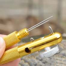 Aluminiumlegering Visgerei Haak Tier Vislijn Koppelverkoop Tool met Sub-lijn Tie Knopen Tie en Loop Tyer vishaak Remover # ND