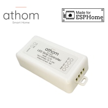 Athom Pre Flitste Esphome High Power 5V 12V WS2812B WS2811 Addresssable Led Light Strip Controller