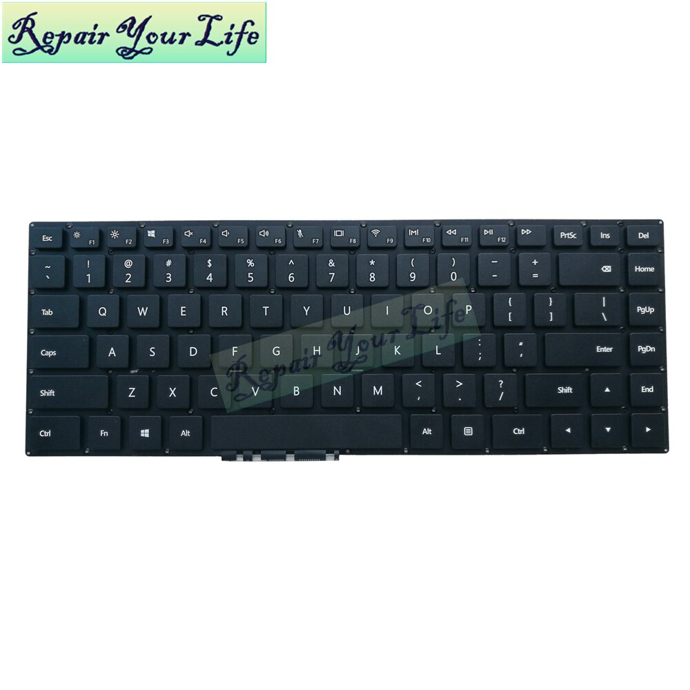 Laptop keyboard for HUAWEI Matebook D US keyboard Original NSK-330SQ 9Z.NE7SQ.001 APIAEH95U00110 PL-W19