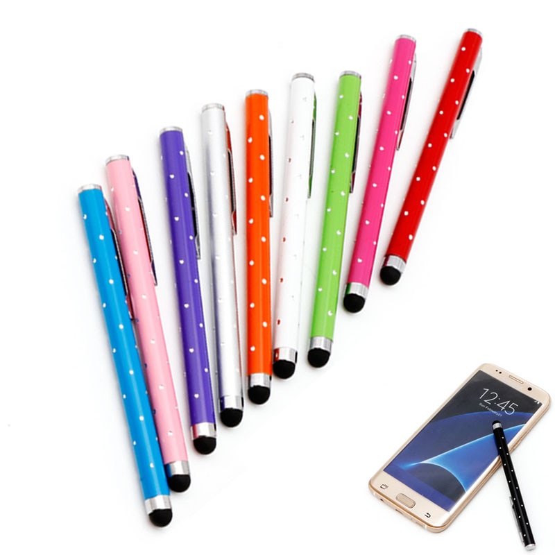 1 pc universal metal touch screen pen stylus til iphone ipad samsung telefon tablet pc