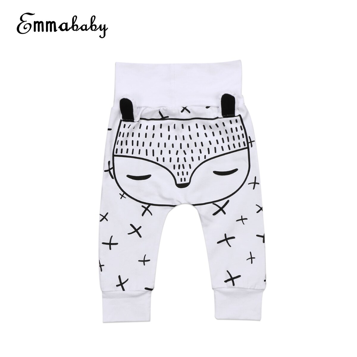 Emmababy Printed Pants Kids Toddler Newborn Baby Boys Girls Long Harem Pants Trousers Bottom