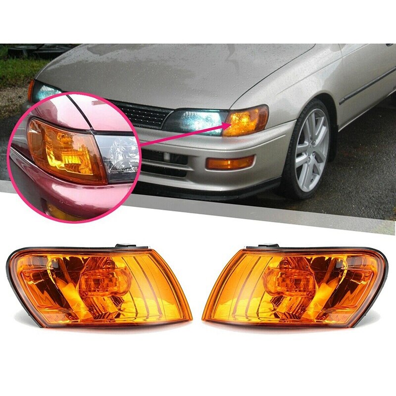 Auto Vorderen Ecke Lampe Lichter passen für Toyota Corolla AE100 E100 AE101 93-97