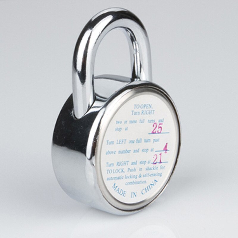 Rotary Padlock Code Lock Digital Combination Safe Round Dial Number Luggage Suitcase Security Latch Tool Accessory