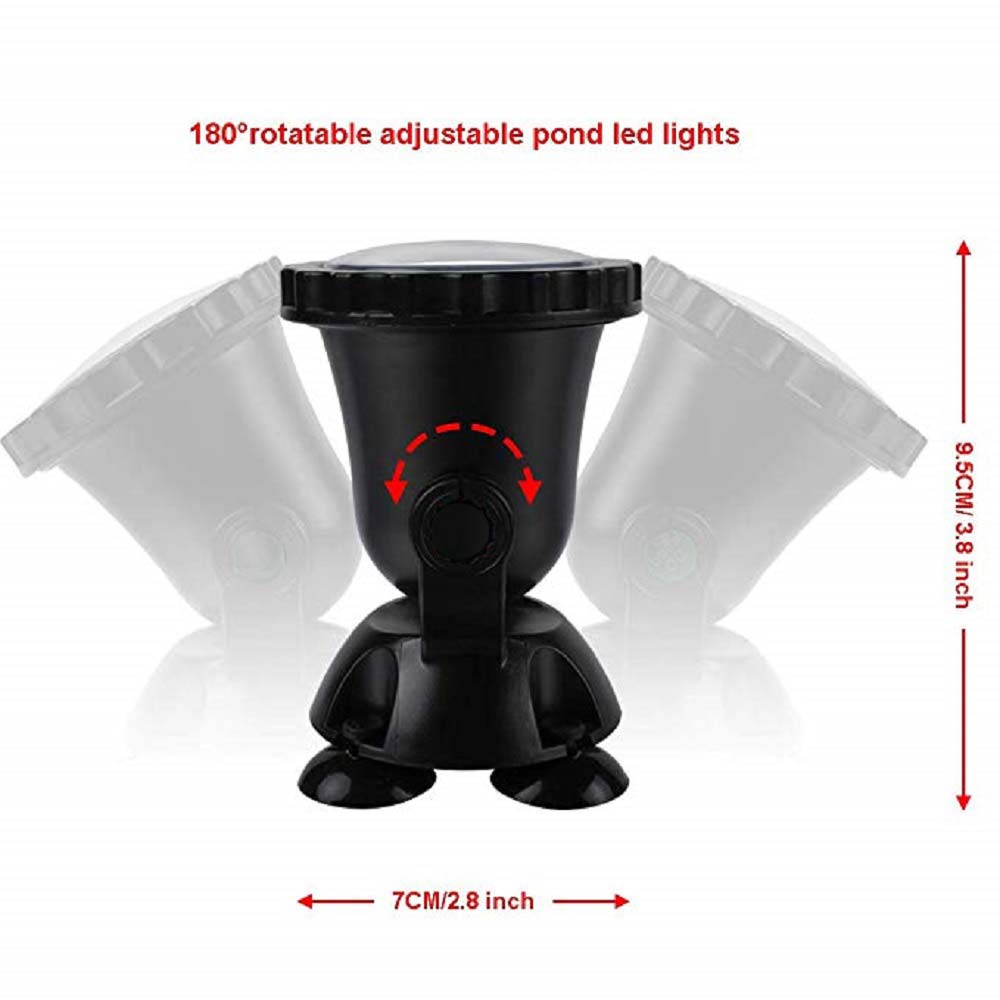 1 set 1/2/3/4/5 light Waterproof IP68 RGB 36 LED Underwater Spot Light For Swimming Pool Fountains Pond Water Garden Aquarium