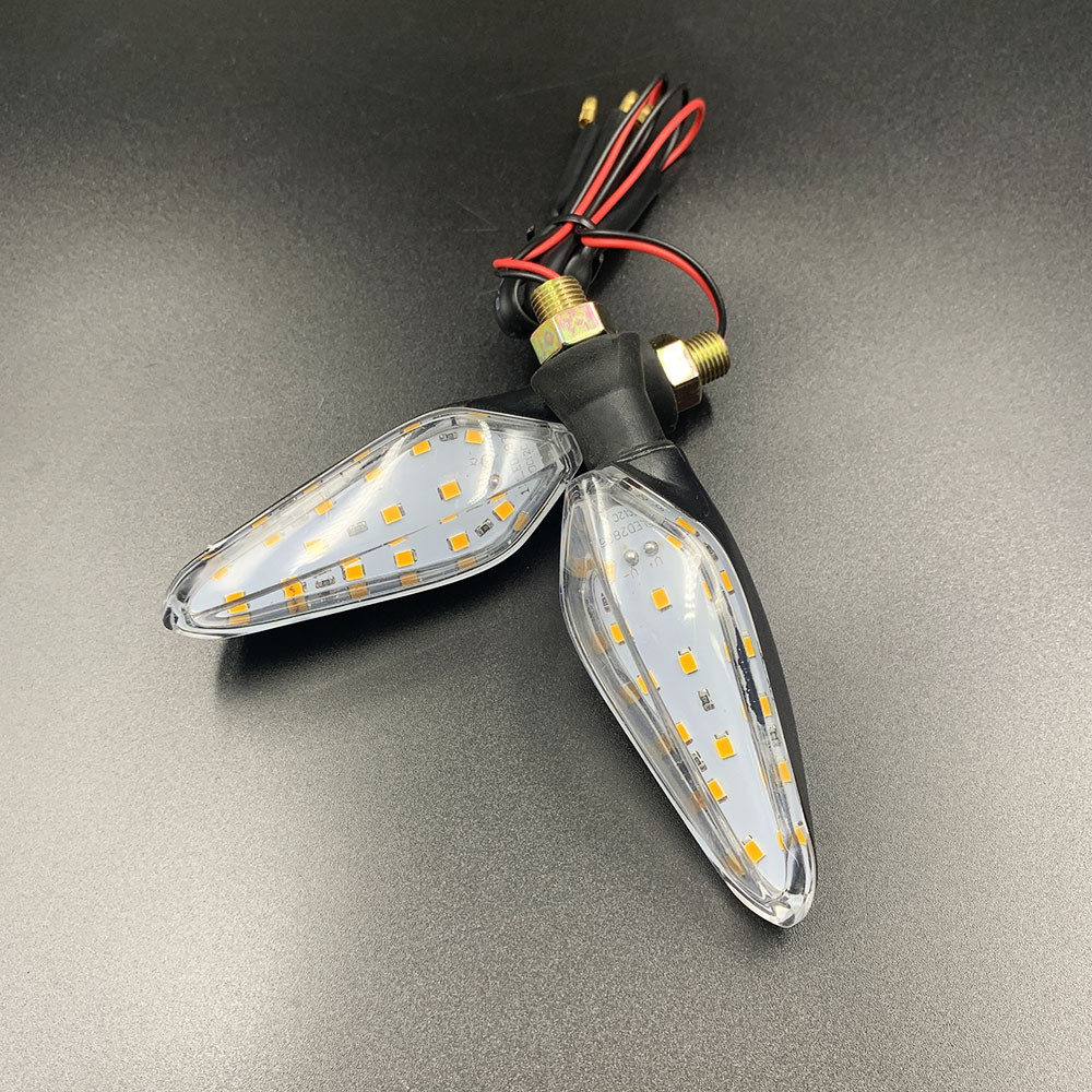 Universele Motorfiets Led Richtingaanwijzer Indicator Amber Knipperlicht Voor Kawasaki Z1000SX Z750 Z1000 Z650 Z900 Z800 Z250 Z300