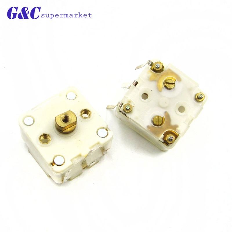 2 Pcs 223F Style Dual 20pF Variable Capacitor for FM Radio