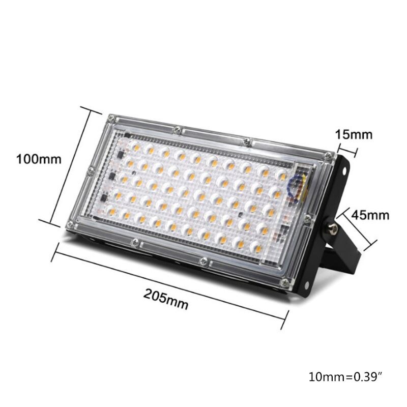 Safety and Durable 50W UV Cold Purple lamp UVA Light Ultraviolet LED Flood Light UVA EU US Plug 110V 220V