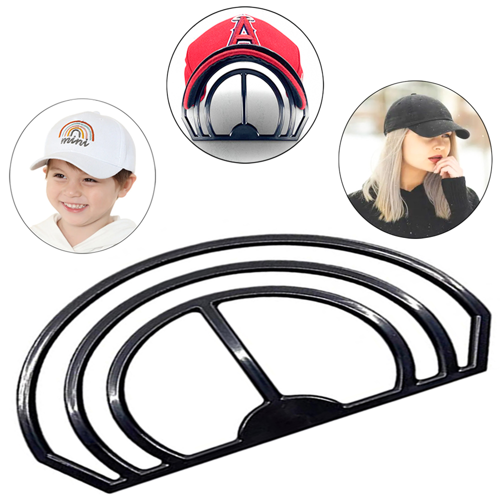 Piegatrice per tesa per cappello da baseball Staffa perfetta per modellare i bordi della fascia curva Comodo design modellante Accessori a forma di semicerchio