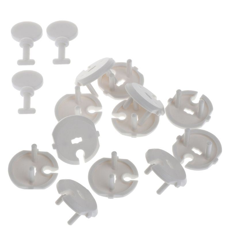 12 Pcs Franse Standaard Stopcontact Cover Met 3 Pcs Key Baby Kind Veiligheid Protector Kit