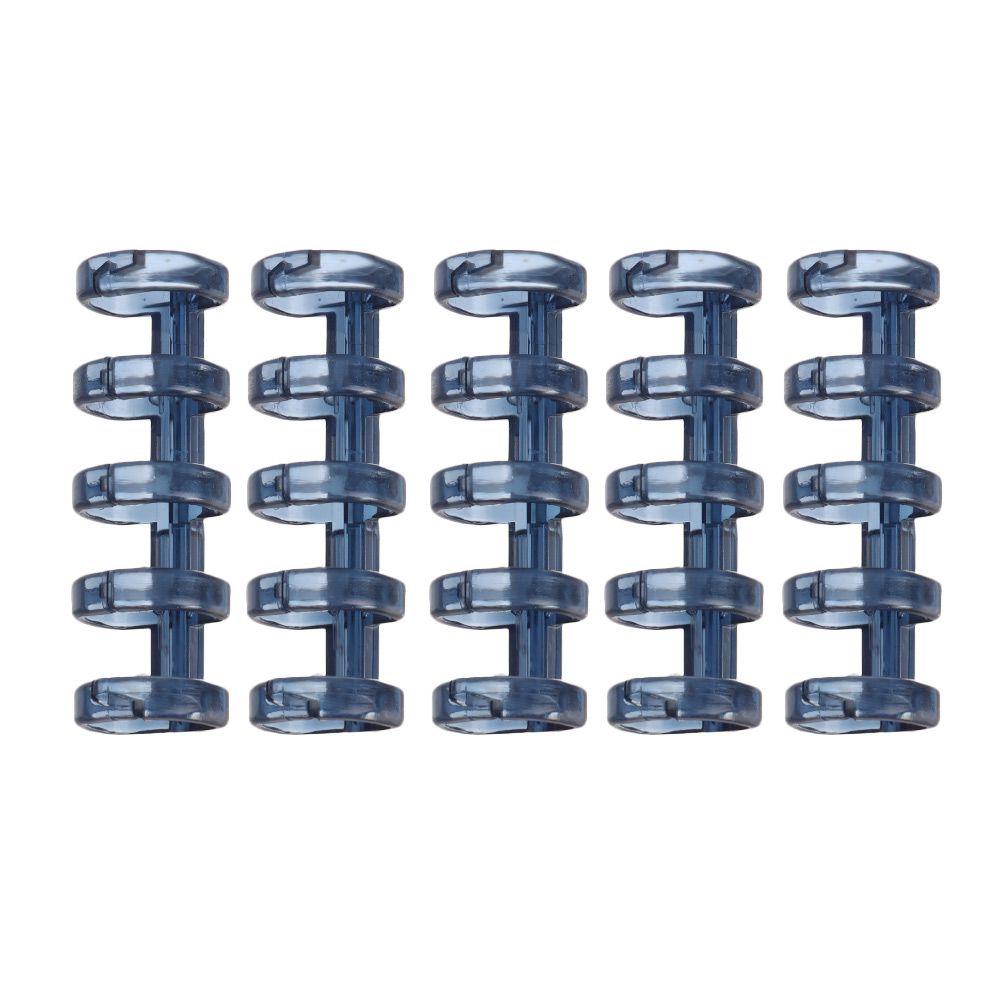 Ensemble de 5 Clips créatifs pour classeur à 5 trous, anneaux en spirale à 5 trous, reliure de livres à feuilles mobiles, bobine de scrapbooking, pour Album de bricolage: dark blue