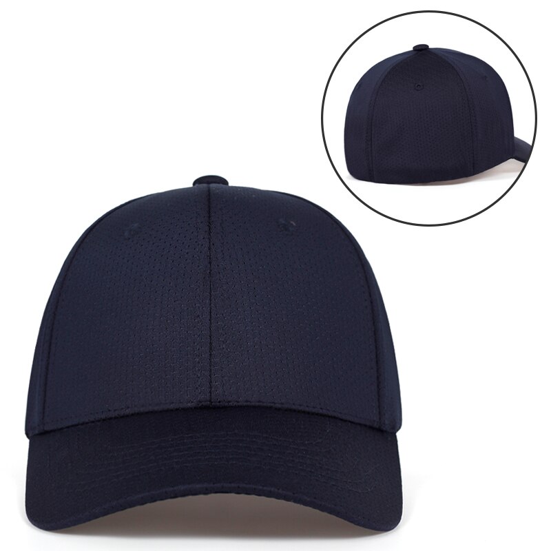 Gorra de béisbol de color sólido de 6 colores papá sombrero verano hip hop casual gorras 100% algodón Hombres Mujeres golf sombreros: Azul marino