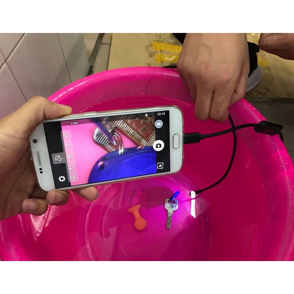 3 in 1 Waterproof USB Android Endoscope 7mm Mini Camera Endoscope Borescope for Nose & Ear Mini Endskob