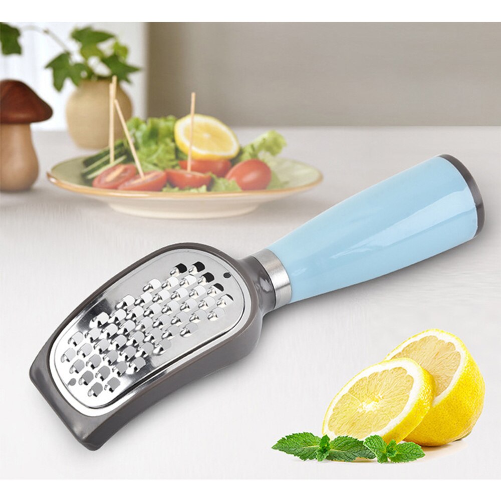 1pc Multifunctional Stainless Steel Potato Grater Kitchenware Peeler Kitchen Gadget for Home(Sky-blue)