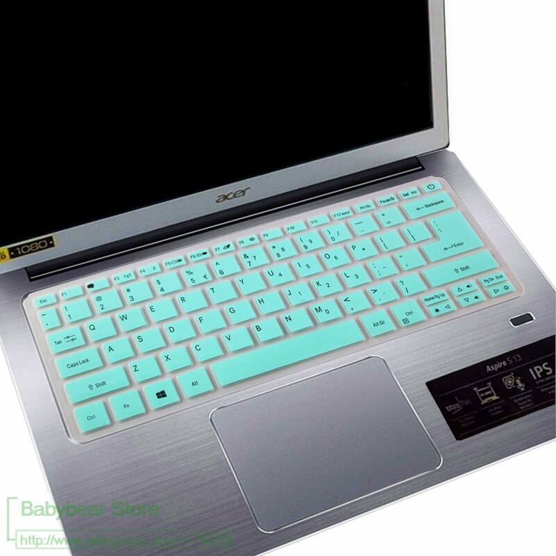 Do projektora Acer Swift SF113 S5-371 SF514 SF5 SWIFT 5 swift 3 Aspire S13 14 SF314 Spin 5 laptopa 13.3 ''osłona klawiatury pokrowiec ochronny ze skóry: whiteblue