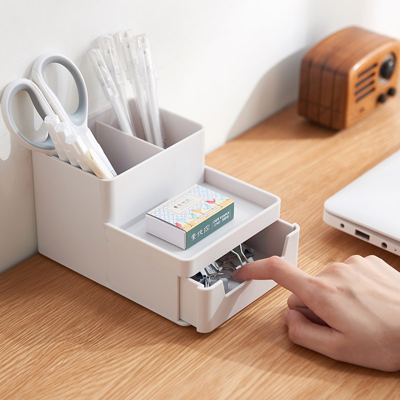 Kontorartikler multifunktionel desktop stationery organizer overlejret  a4 papirholder fil opbevaringsboks