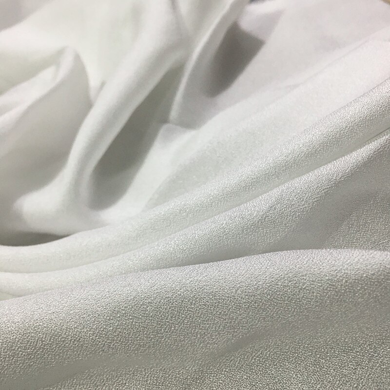 High-end 100%  silke stof med traditionelt karakteristisk vævning håndværk high-end rent silke stof stjerne vævet silke: Hvid